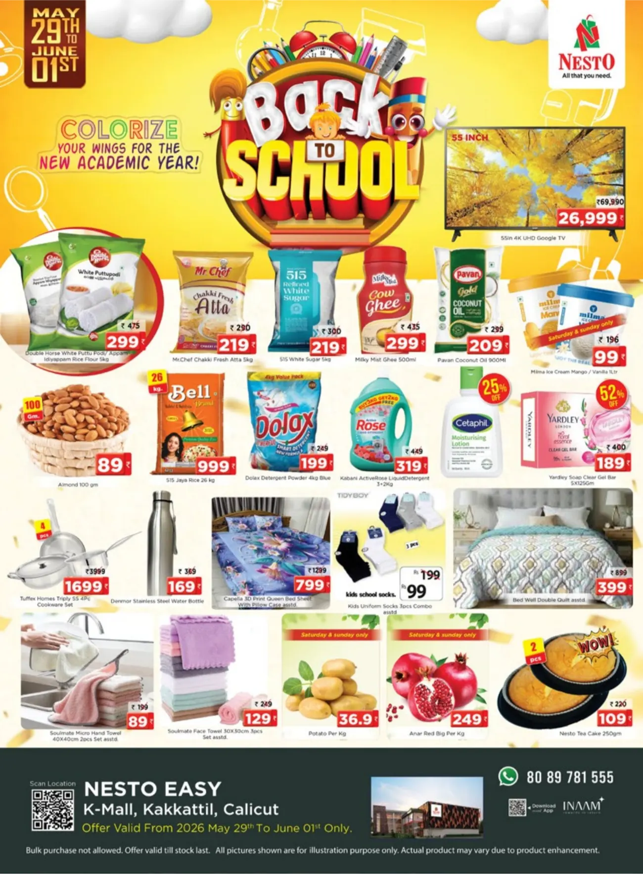 Nesto Easy Kakkattil Offers | Back to School Flyer 2026 page 1