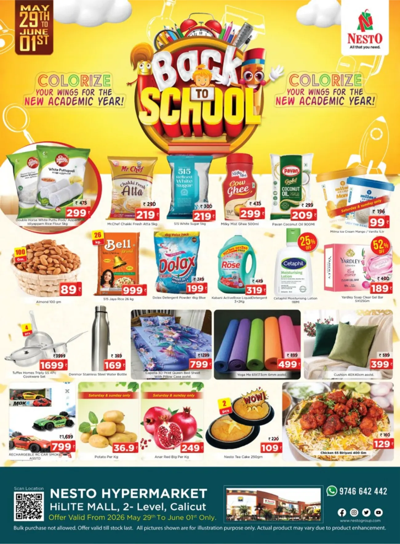 Nesto HiLITE Mall Offers | Back to School Flyer page 1