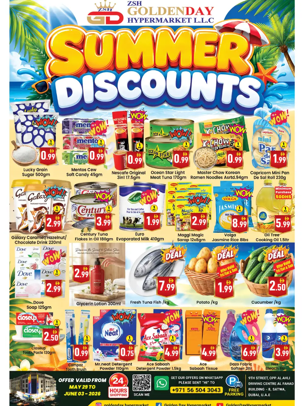 ZSH Golden Day Hypermarket Dubai Offers | Summer Discounts Until 3 June 2026 page 1
