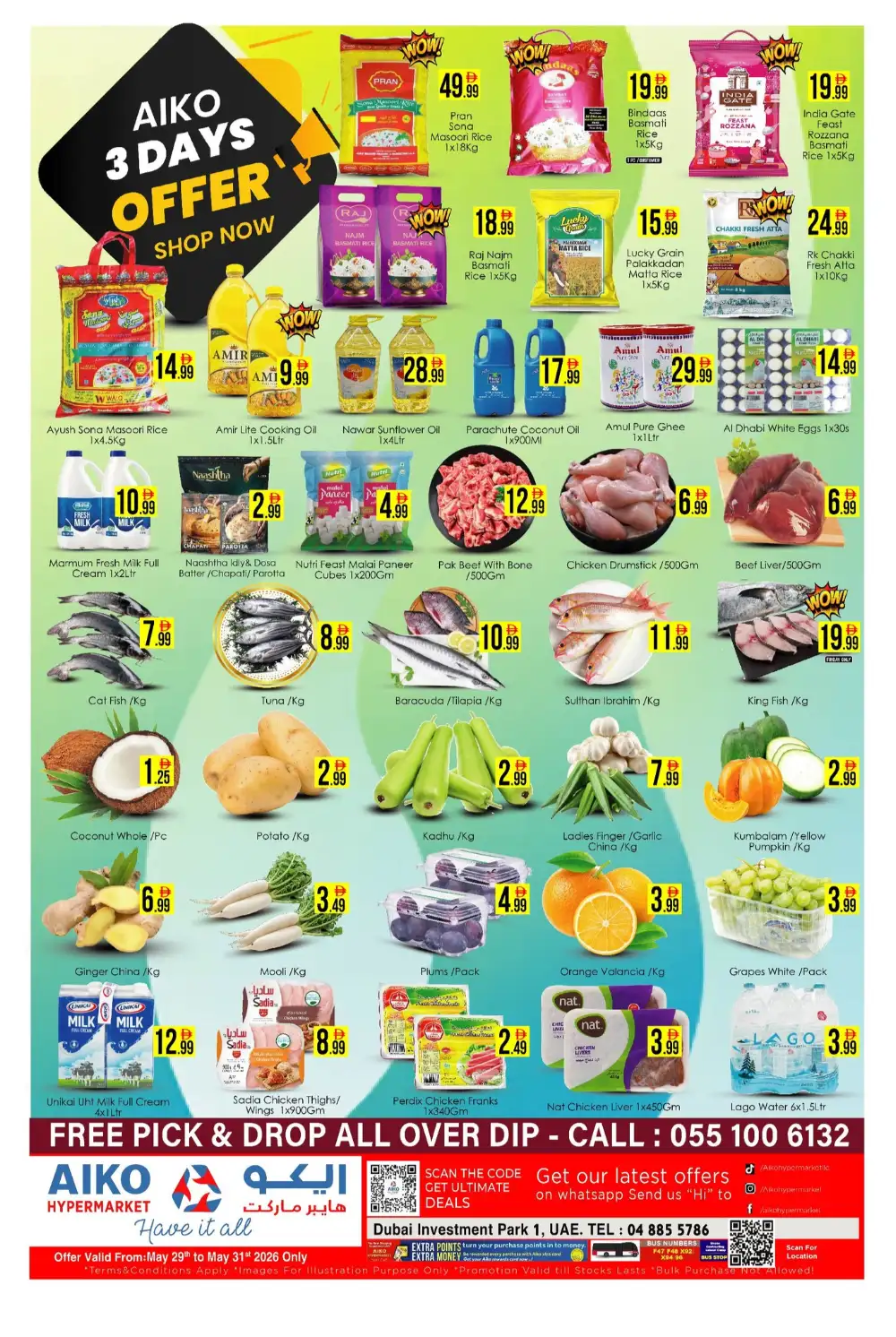 AIKO Hypermarket Dubai Offers | 3 Days Special Deals Until 31 May 2026 page 1
