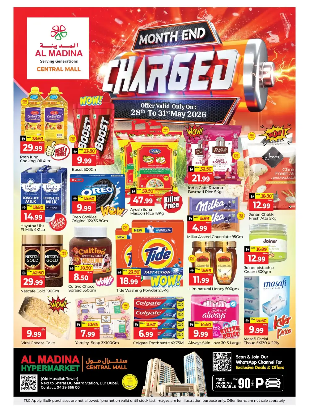 Al Madina Central Mall Offers | Month End Charged Deals 2026 page 1