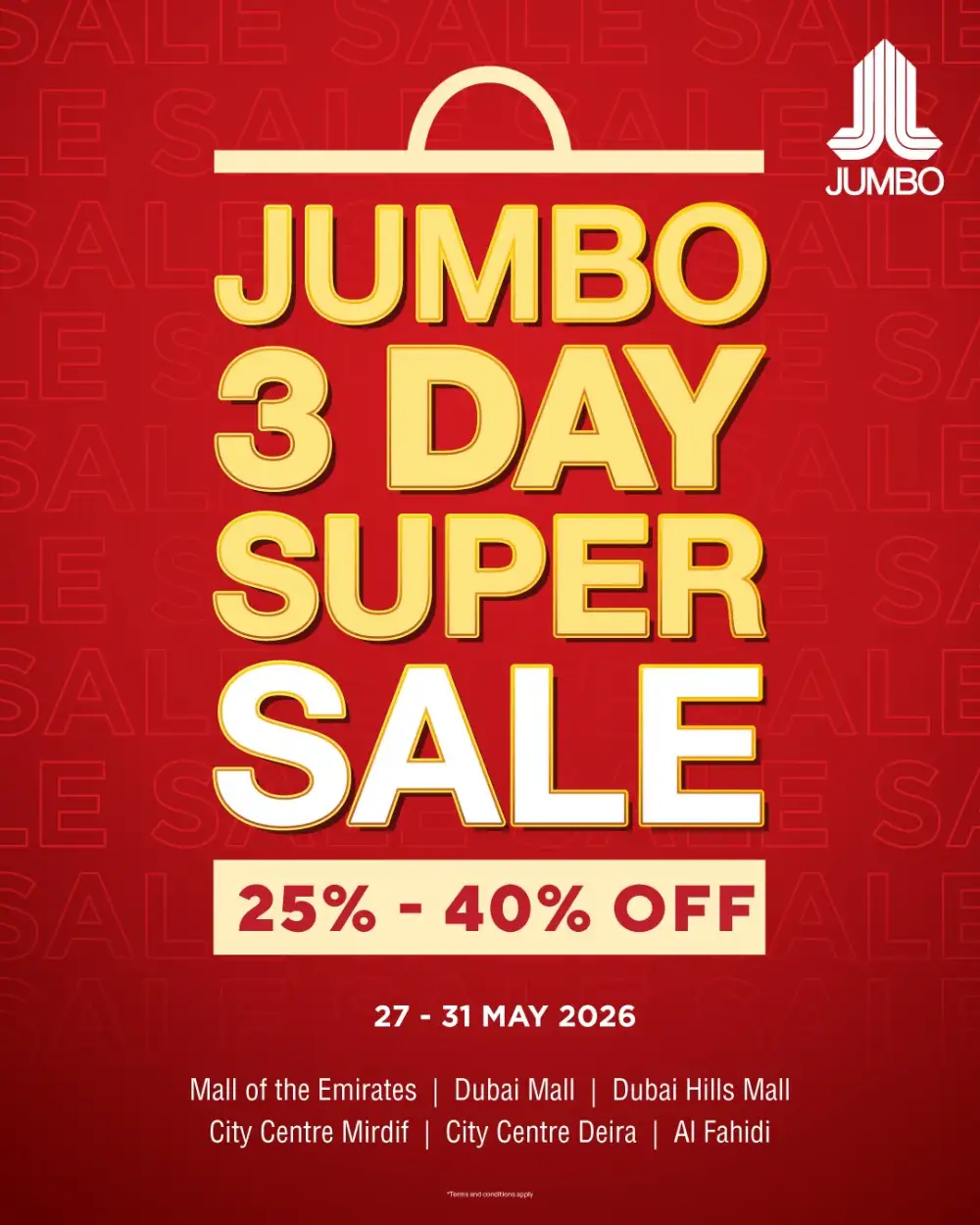 Jumbo UAE 3 Day Super Sale | Up to 40% Off Electronics page 1