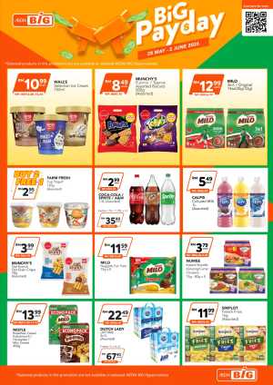 AEON BiG Payday Sale 2026 | Milo, Coca-Cola & More Deals flyer cover