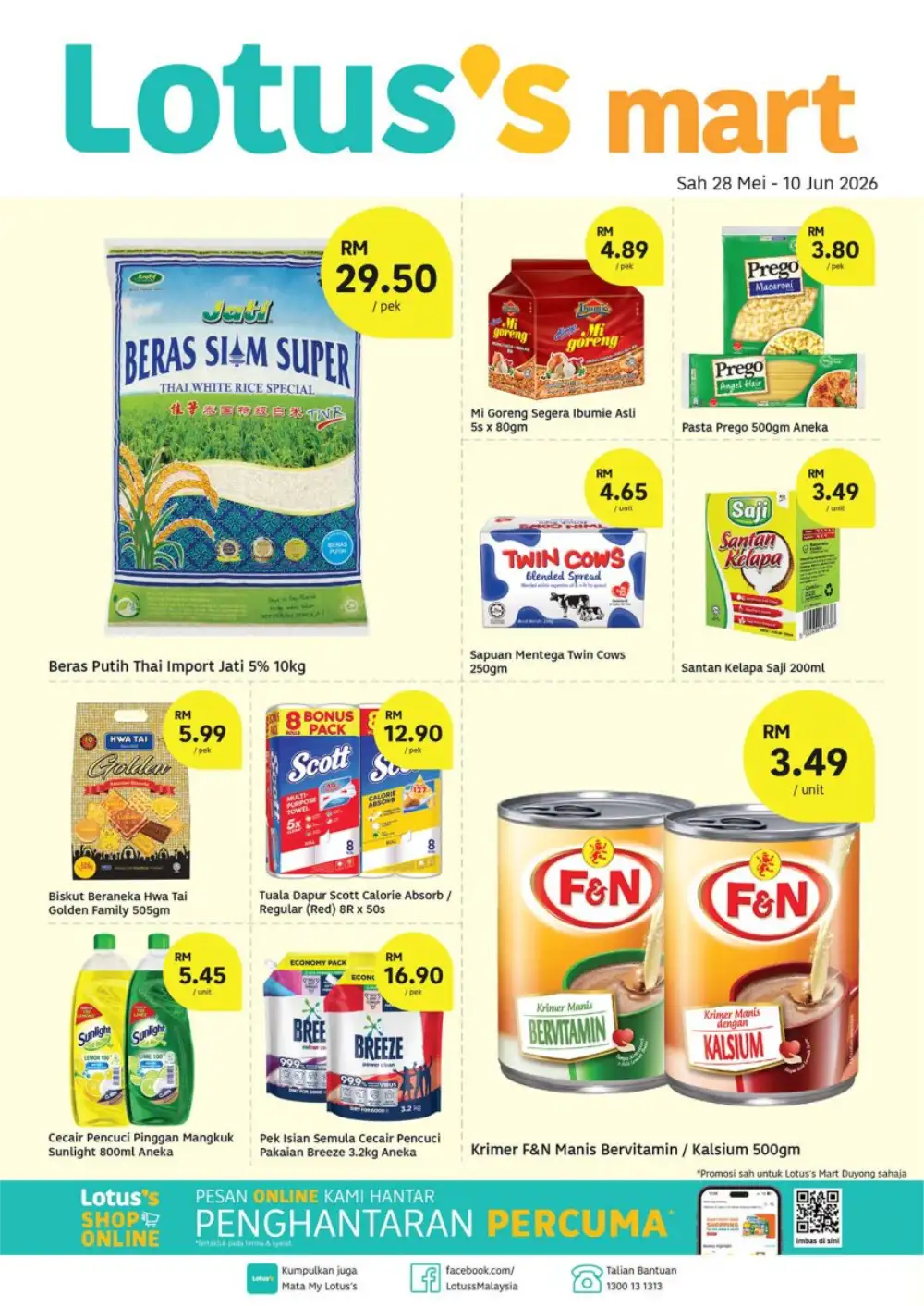 Lotus's Mart Promotion 2026 | Grocery Deals Until 10 June page 1