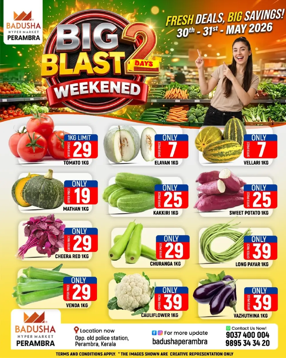 Badusha Hyper Market Perambra Big Blast Weekend Offers page 3