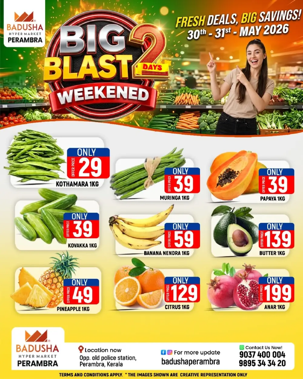 Badusha Hyper Market Perambra Big Blast Weekend Offers page 4