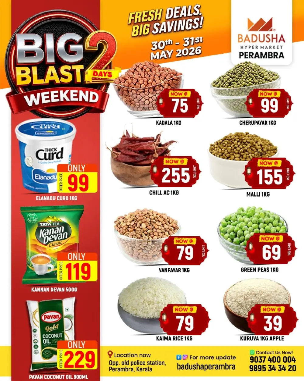 Badusha Hyper Market Perambra Big Blast Weekend Offers page 5