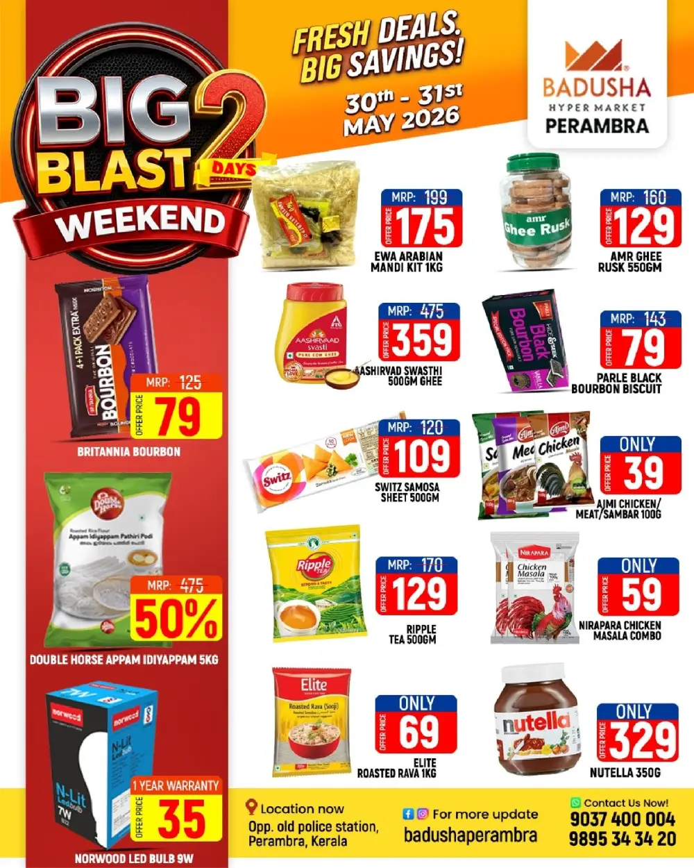 Badusha Hyper Market Perambra Big Blast Weekend Offers page 6
