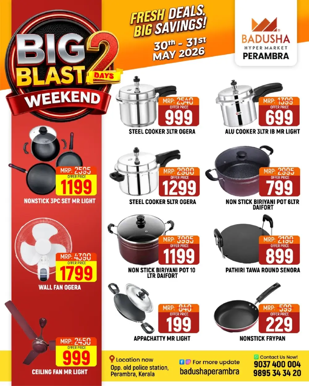 Badusha Hyper Market Perambra Big Blast Weekend Offers page 8
