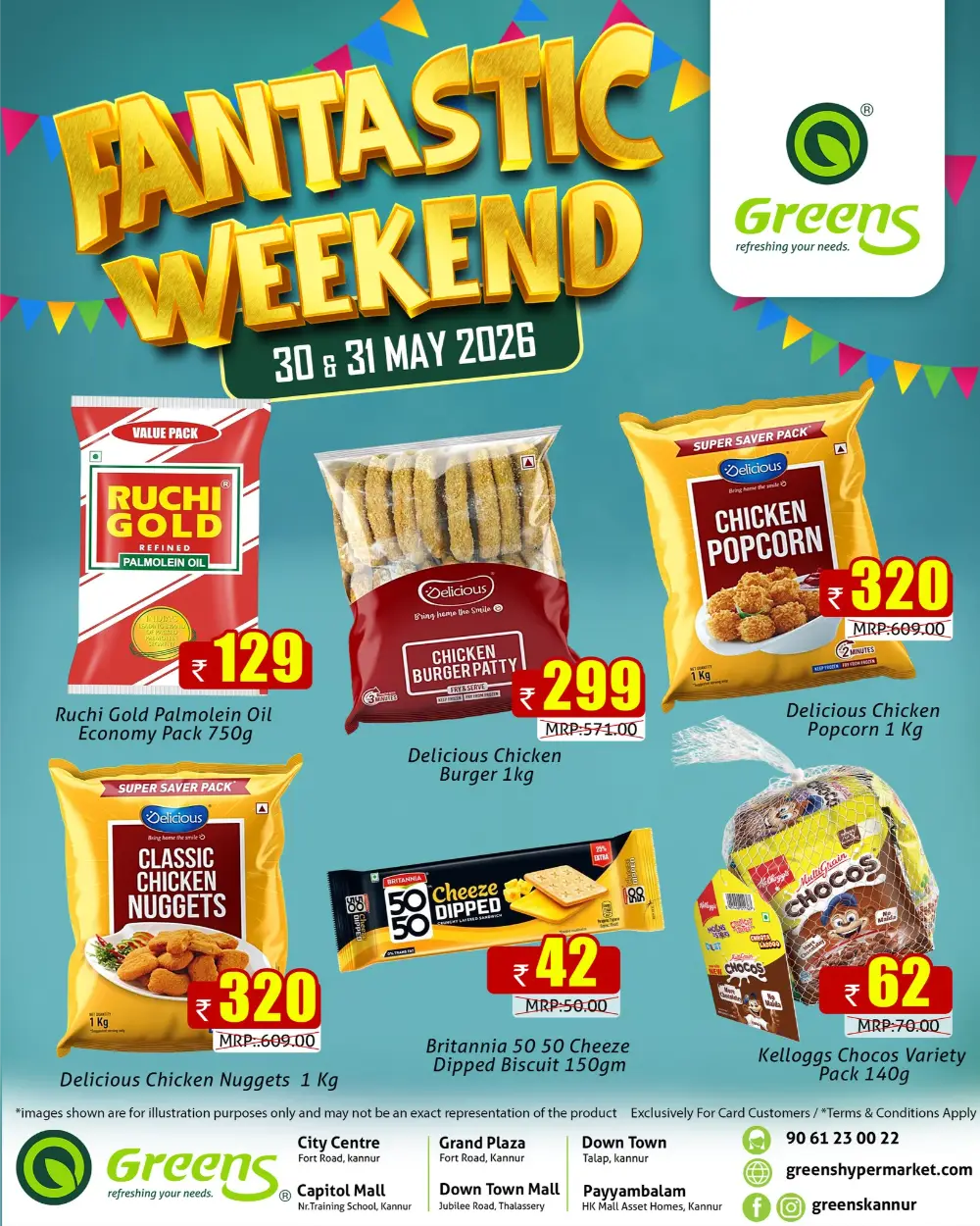 Greens Hypermarket Fantastic Weekend Offers page 1