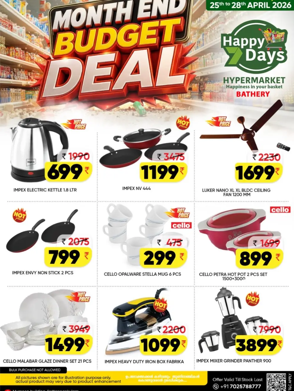 Happy 7 Days Sulthan Bathery Fresh Vegetable Offers page 8