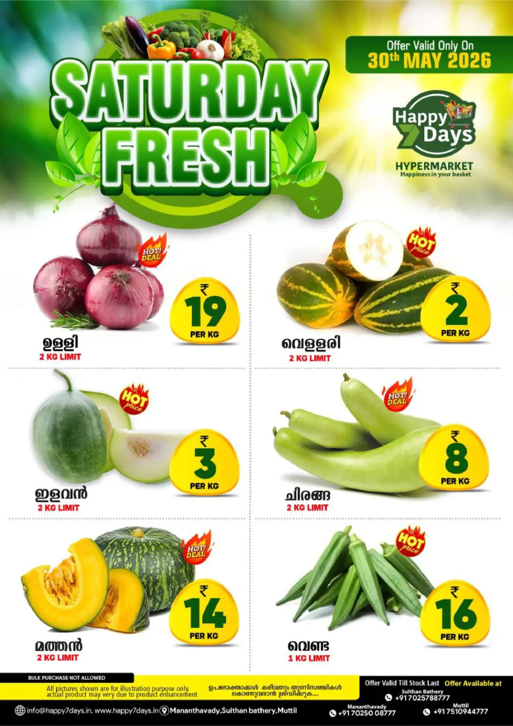 Happy 7 Days Saturday Fresh Offers page 1