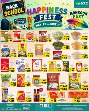 Live 7 Happiness Fest Offers | Grocery Deals Till June 11 flyer cover