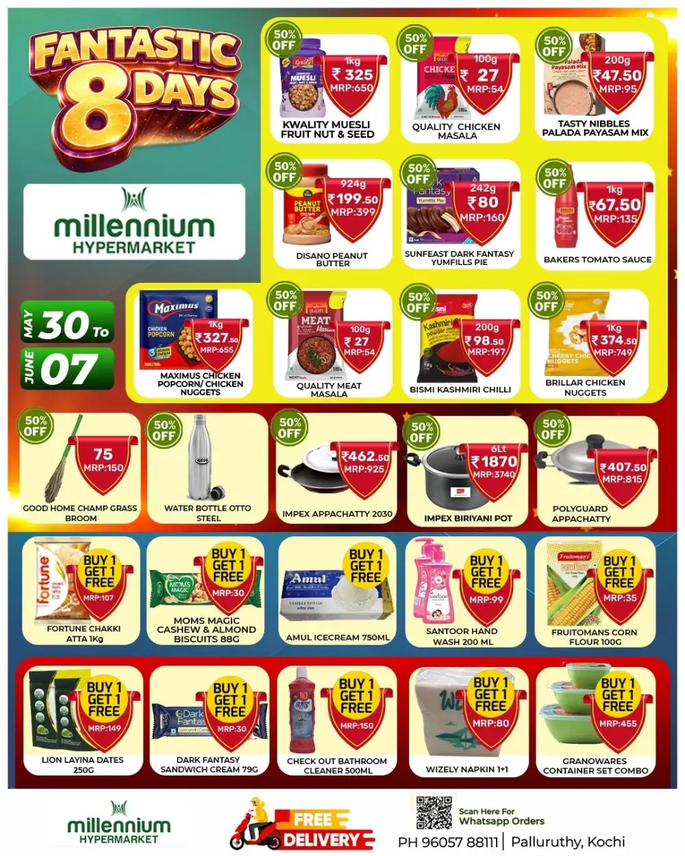 Millennium Hypermarket Fantastic 8 Days Offers | Kochi page 1