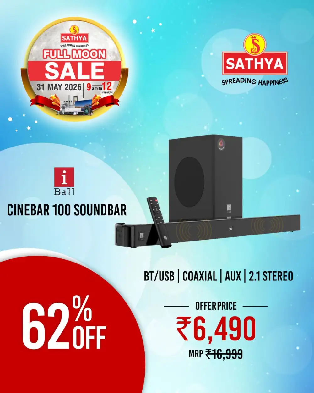 Sathya Full Moon Sale 2026 | ACs from ₹29,990 & TVs from ₹5,490 page 29