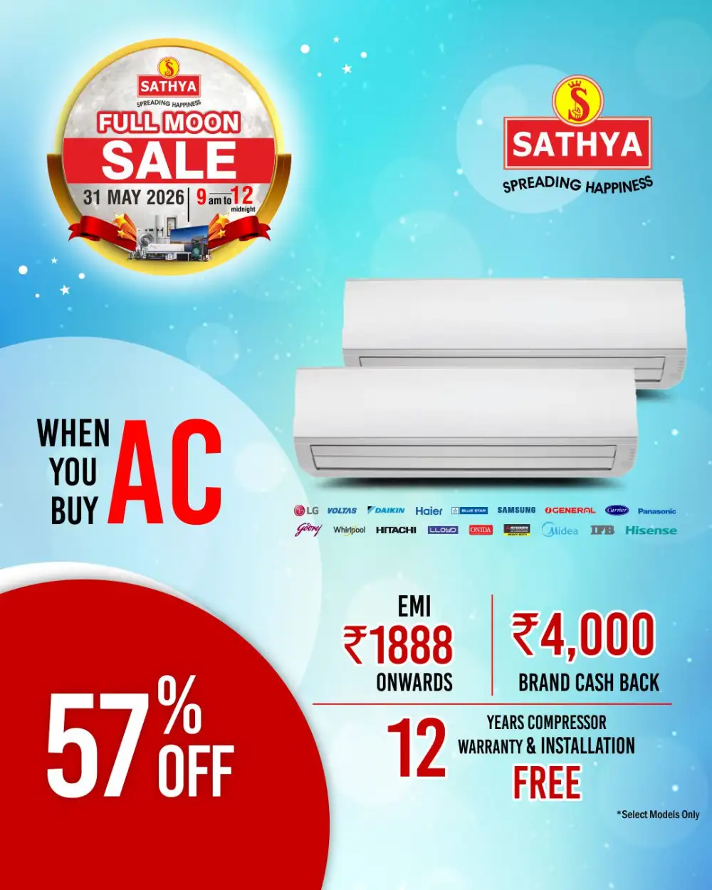Sathya Full Moon Sale 2026 | ACs from ₹29,990 & TVs from ₹5,490 page 4