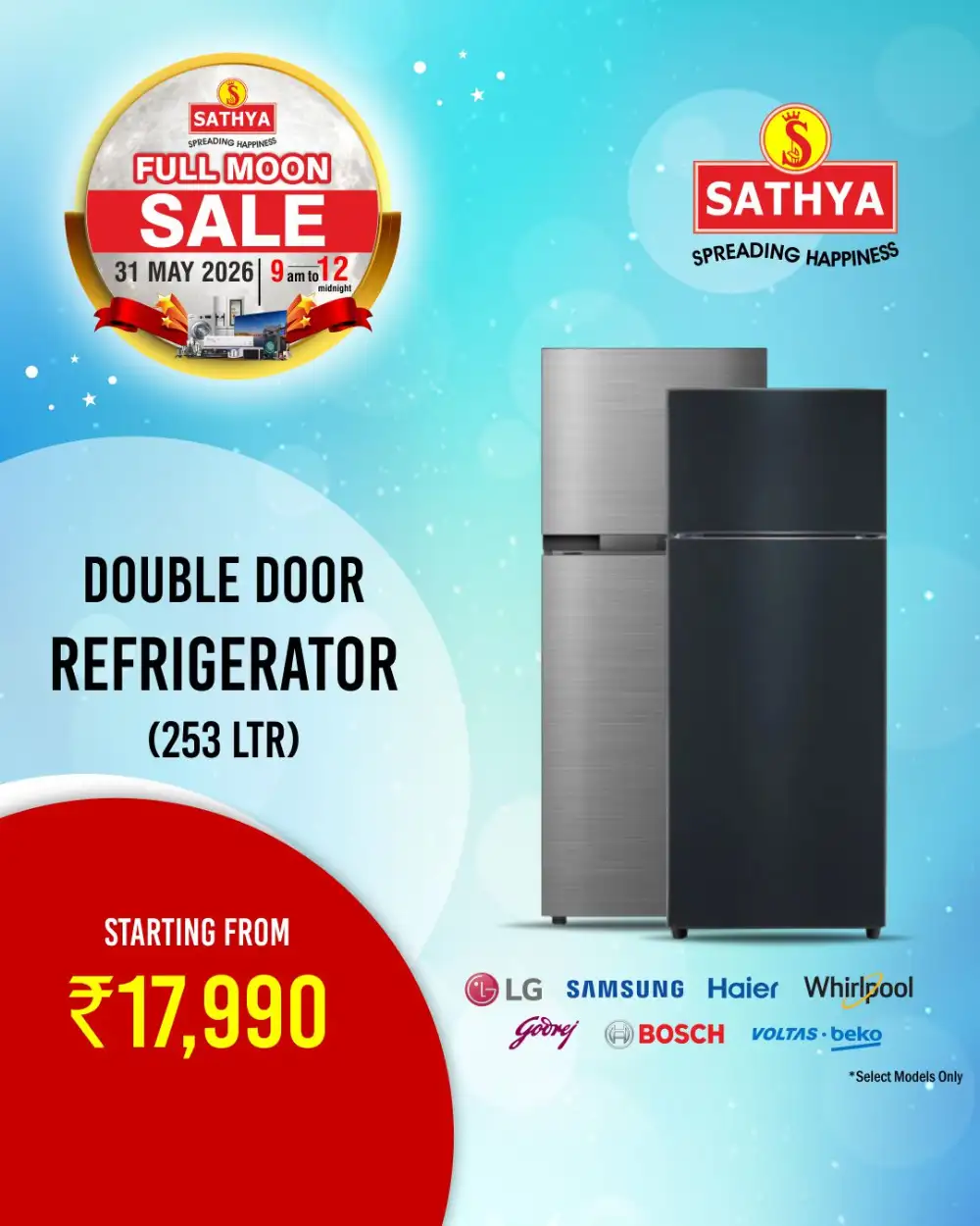 Sathya Full Moon Sale 2026 | ACs from ₹29,990 & TVs from ₹5,490 page 40