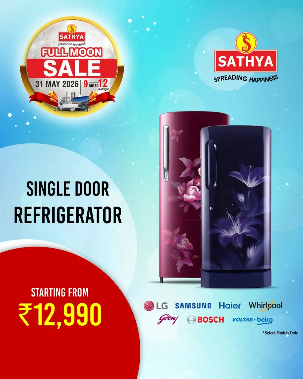 Sathya Full Moon Sale 2026 | ACs from ₹29,990 & TVs from ₹5,490 page 42