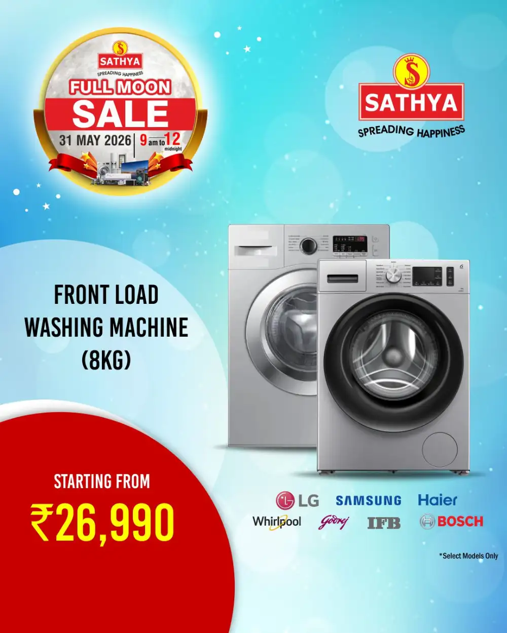 Sathya Full Moon Sale 2026 | ACs from ₹29,990 & TVs from ₹5,490 page 43