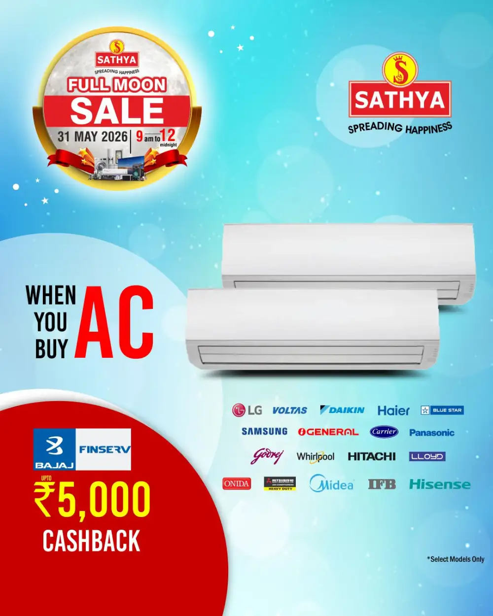 Sathya Full Moon Sale 2026 | ACs from ₹29,990 & TVs from ₹5,490 page 8