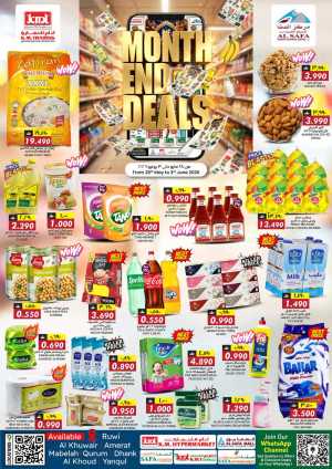 KM Trading & Al Safa Mall Oman Month End Deals – Until June 3 flyer cover