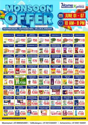 Monsoon Offers flyer cover
