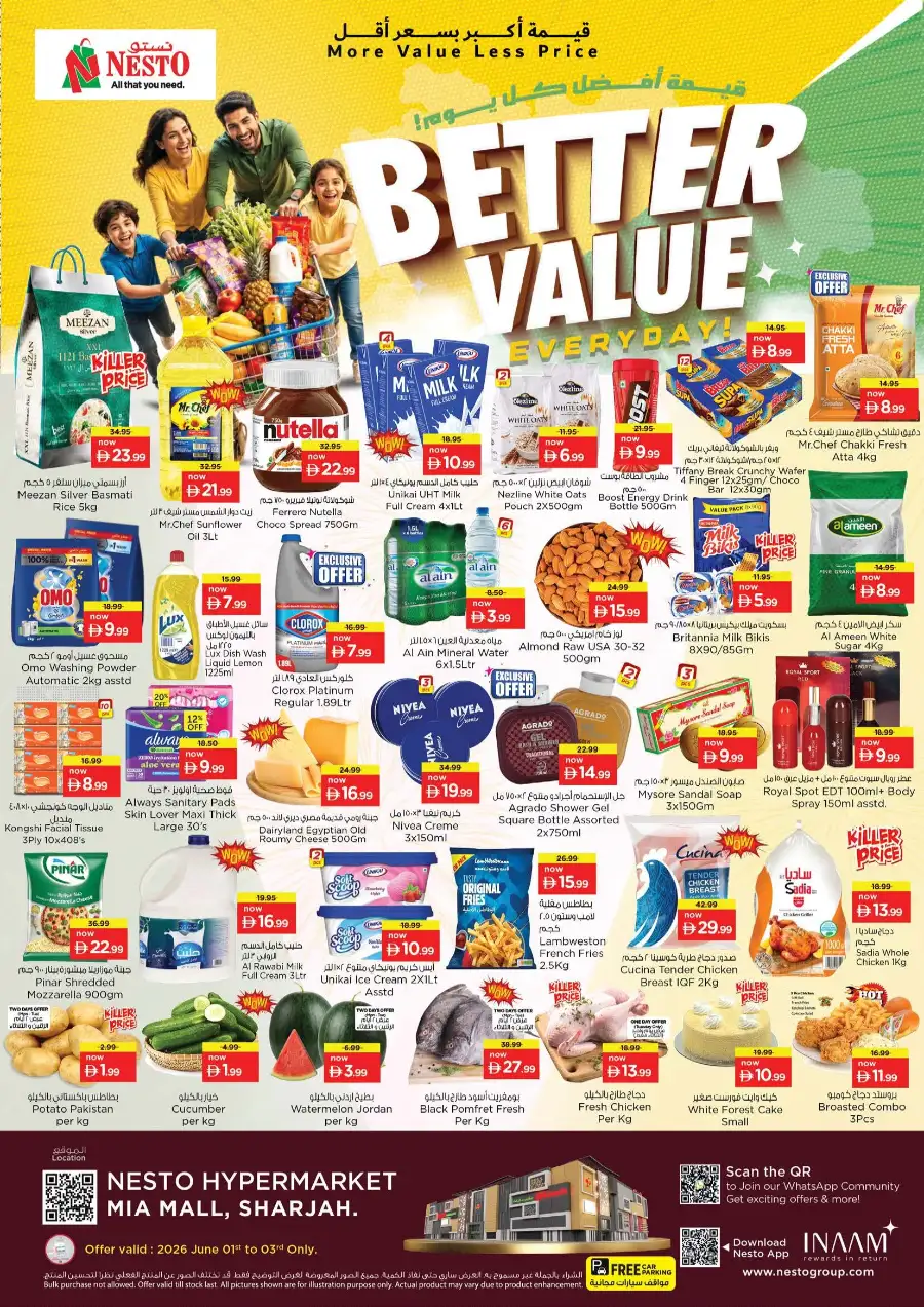 Nesto Hypermarket Weekly Flyer – 3 Days Only! page 1