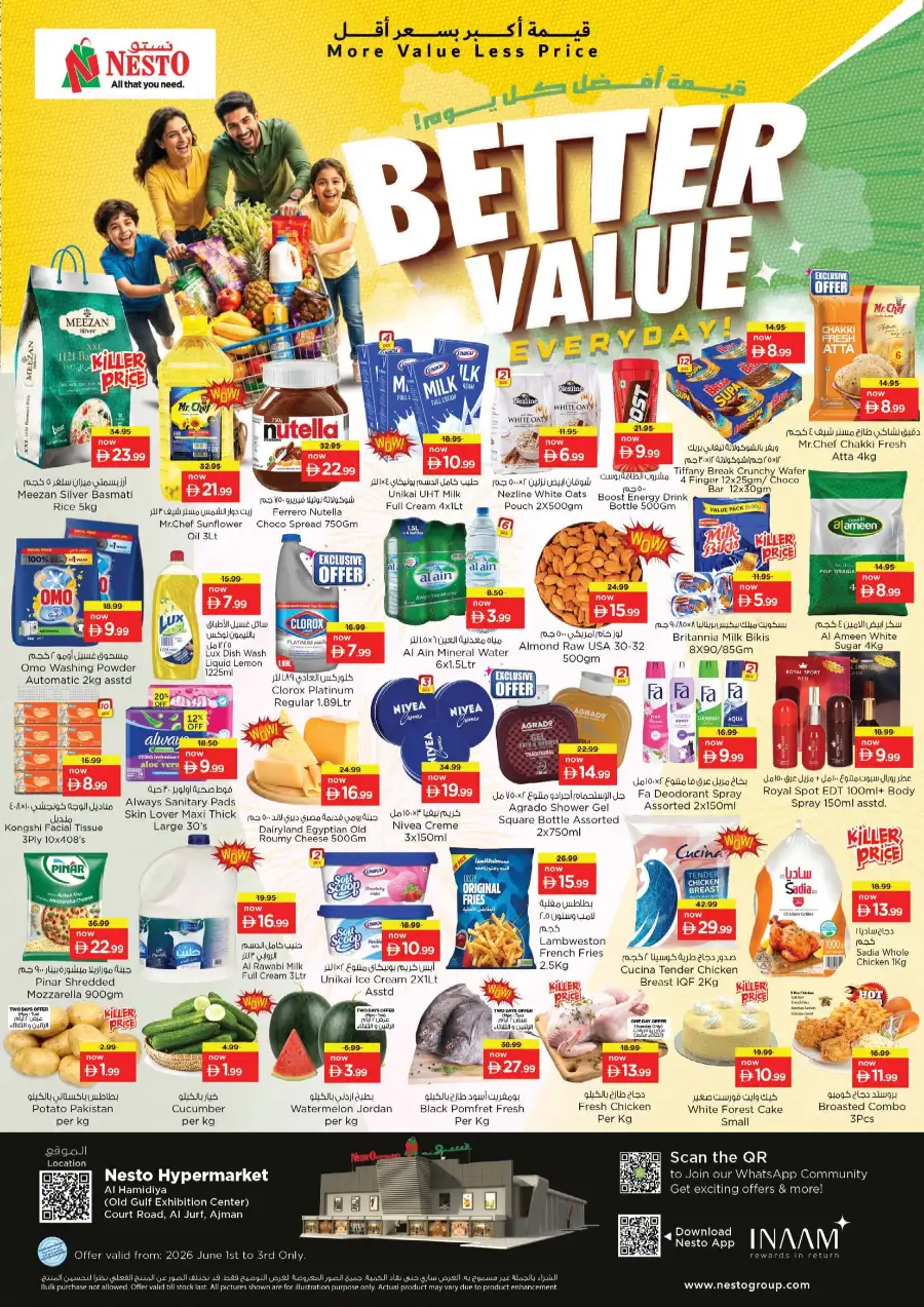 Nesto Latest Weekly Flyer 2026 - 3 Days Only Deals page 1