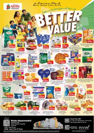 Nesto Fujairah Mall | Better Value Everyday Deals flyer cover