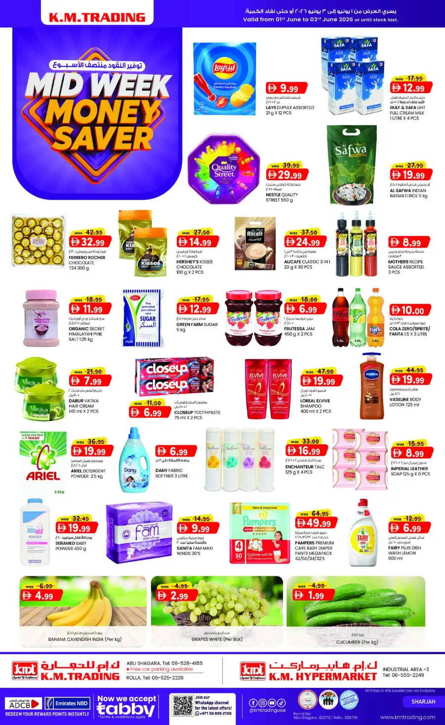 KM Trading Mid Week Flyer – Valid Till June 3, 2026 page 1