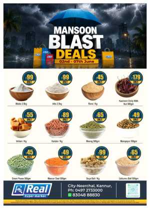 Monsoon Blast Deals flyer cover