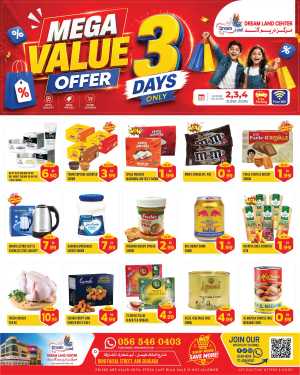 3-Day Mega Value Offer flyer cover