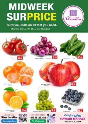 Rawabi Market Midweek Surprise Deals 2026 flyer cover