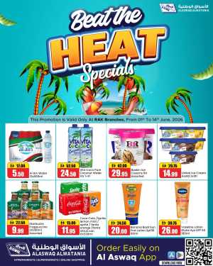 Beat the Heat Specials Deals flyer cover