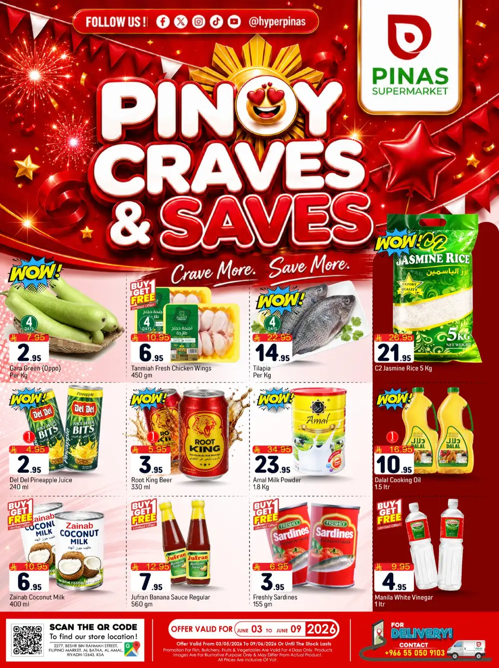 Pinas Riyadh Craves & Saves Offers page 1