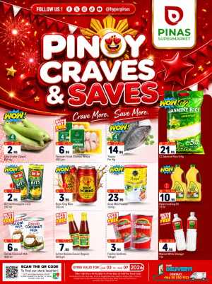 Pinas Riyadh Craves & Saves Offers flyer cover