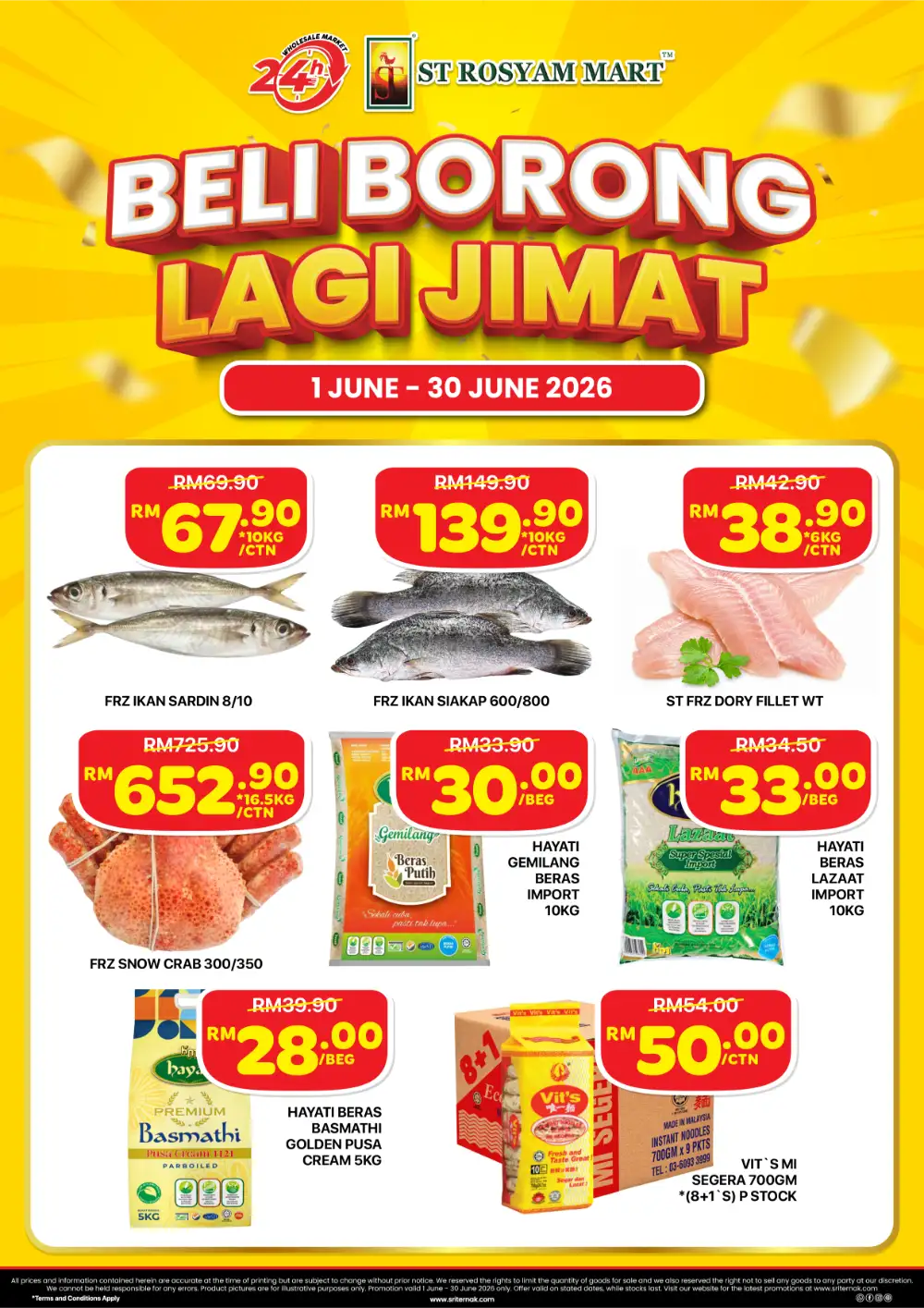 ST Rosyam Mart Beli Borong Promotion June 2026 page 1