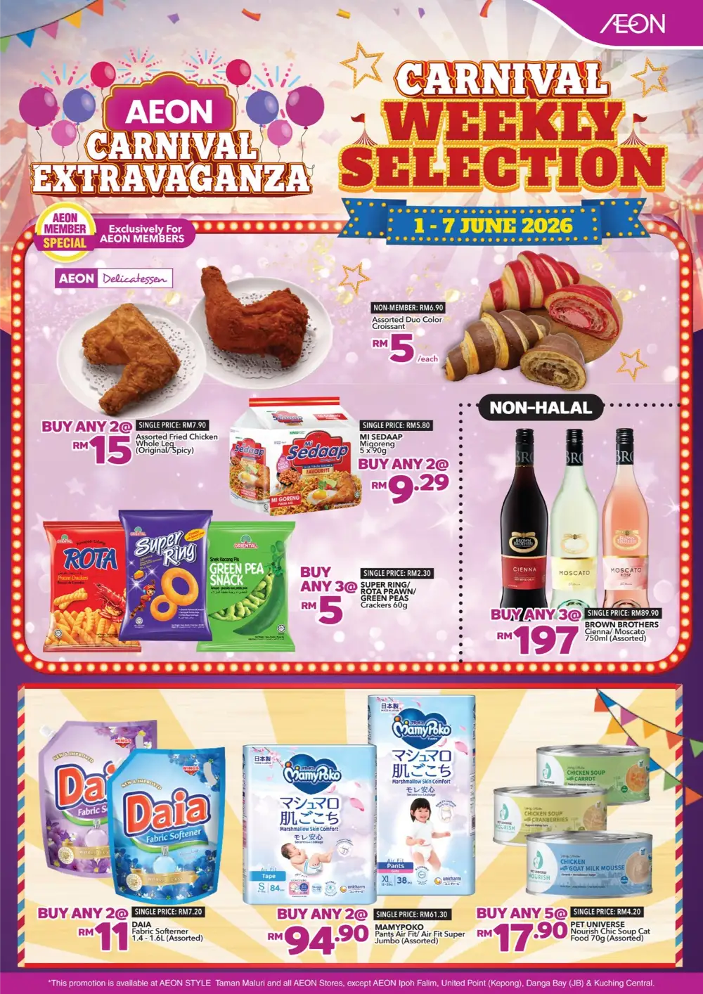AEON Malaysia Carnival Extravaganza Weekly Selection Promo page 1