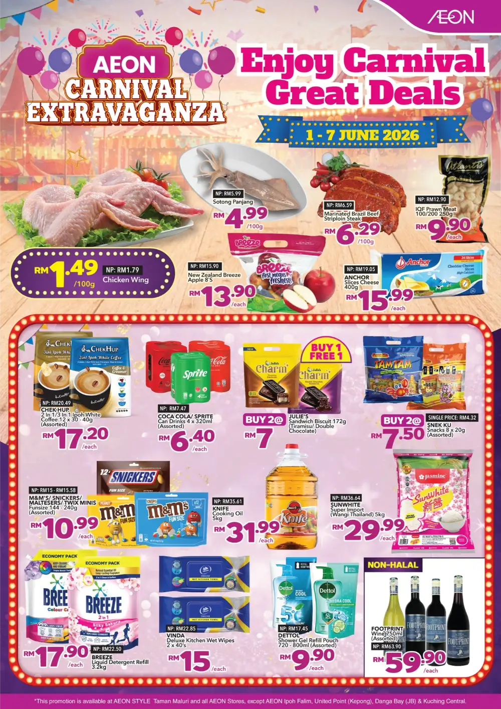 AEON Malaysia Carnival Extravaganza Grocery Sale page 1