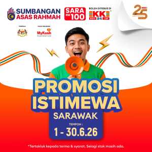 KK Super Mart Sarawak Promotion 2026 flyer cover