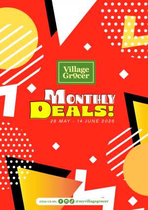 Village Grocer Monthly Deals June 2026 flyer cover