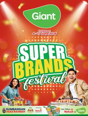 Giant Super Brands Festival Promotions June 2026 flyer cover