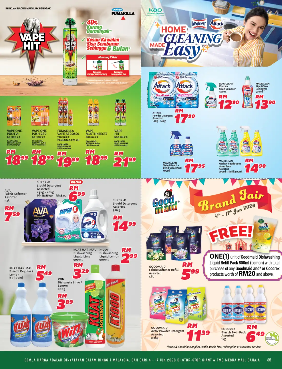 Giant Super Brands Festival Promotions June 2026 page 35