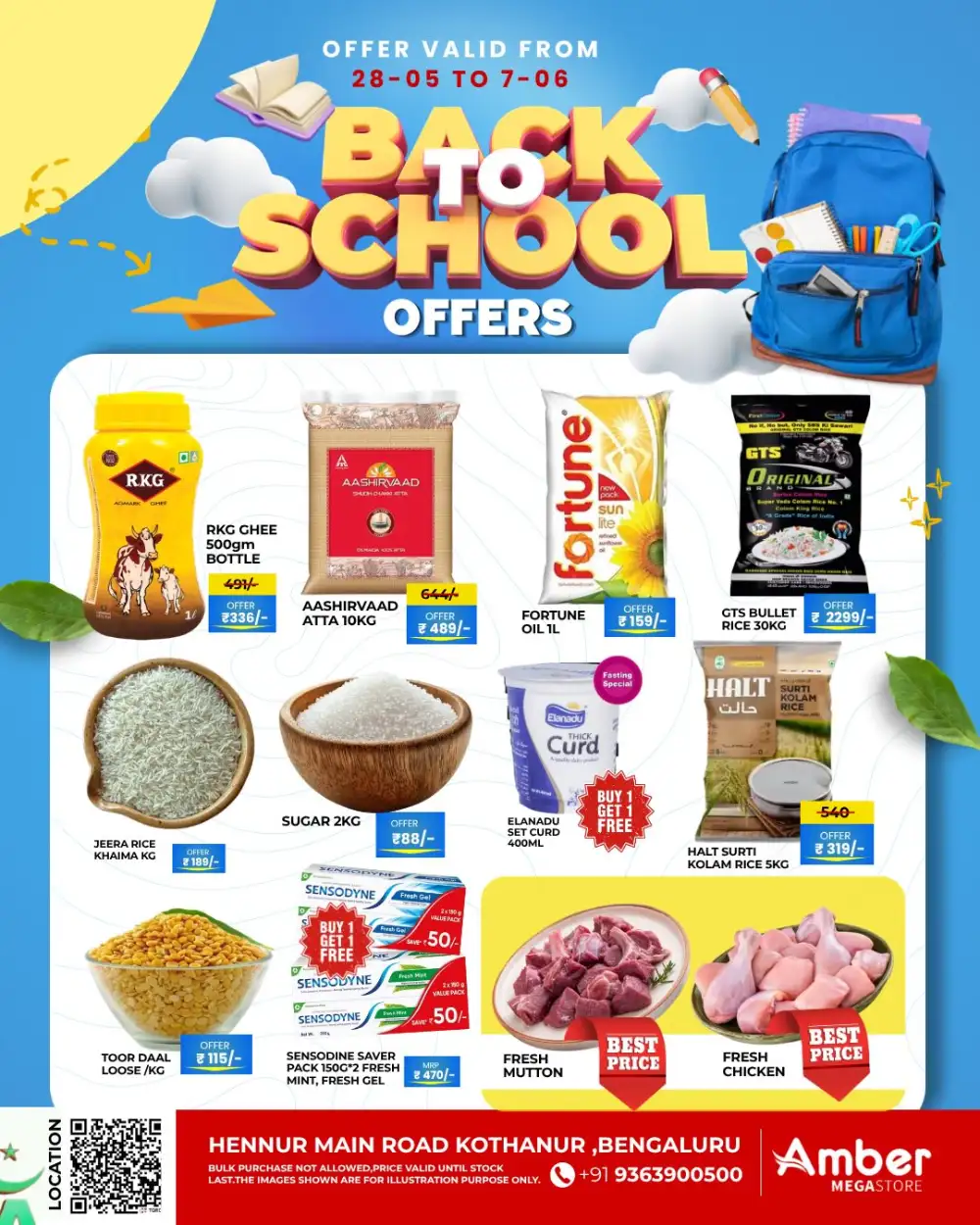 Amber Megastore Back to School Offers Bengaluru page 1