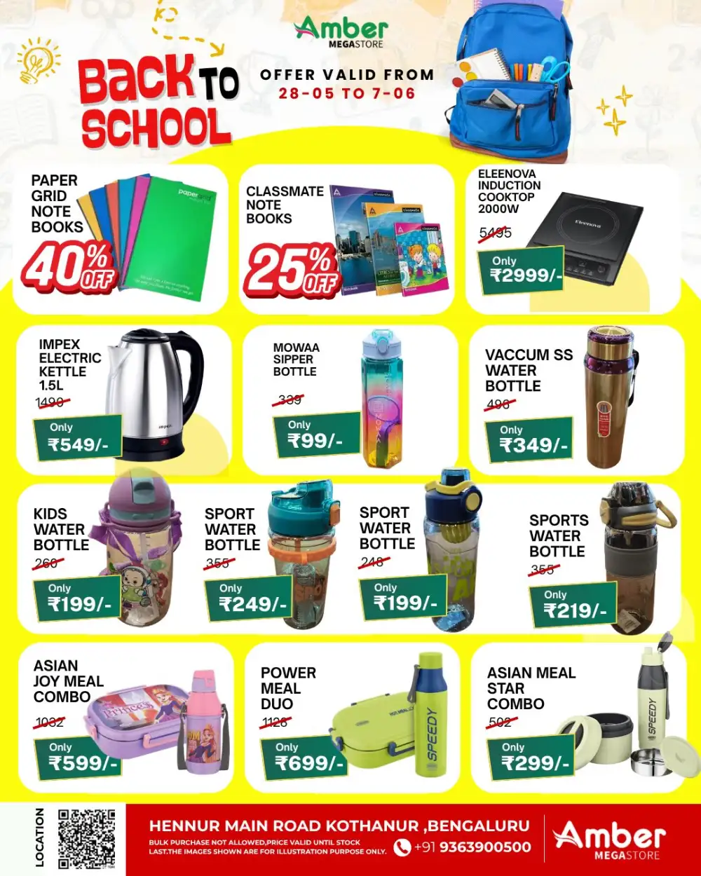 Amber Megastore Back to School Offers Bengaluru page 8
