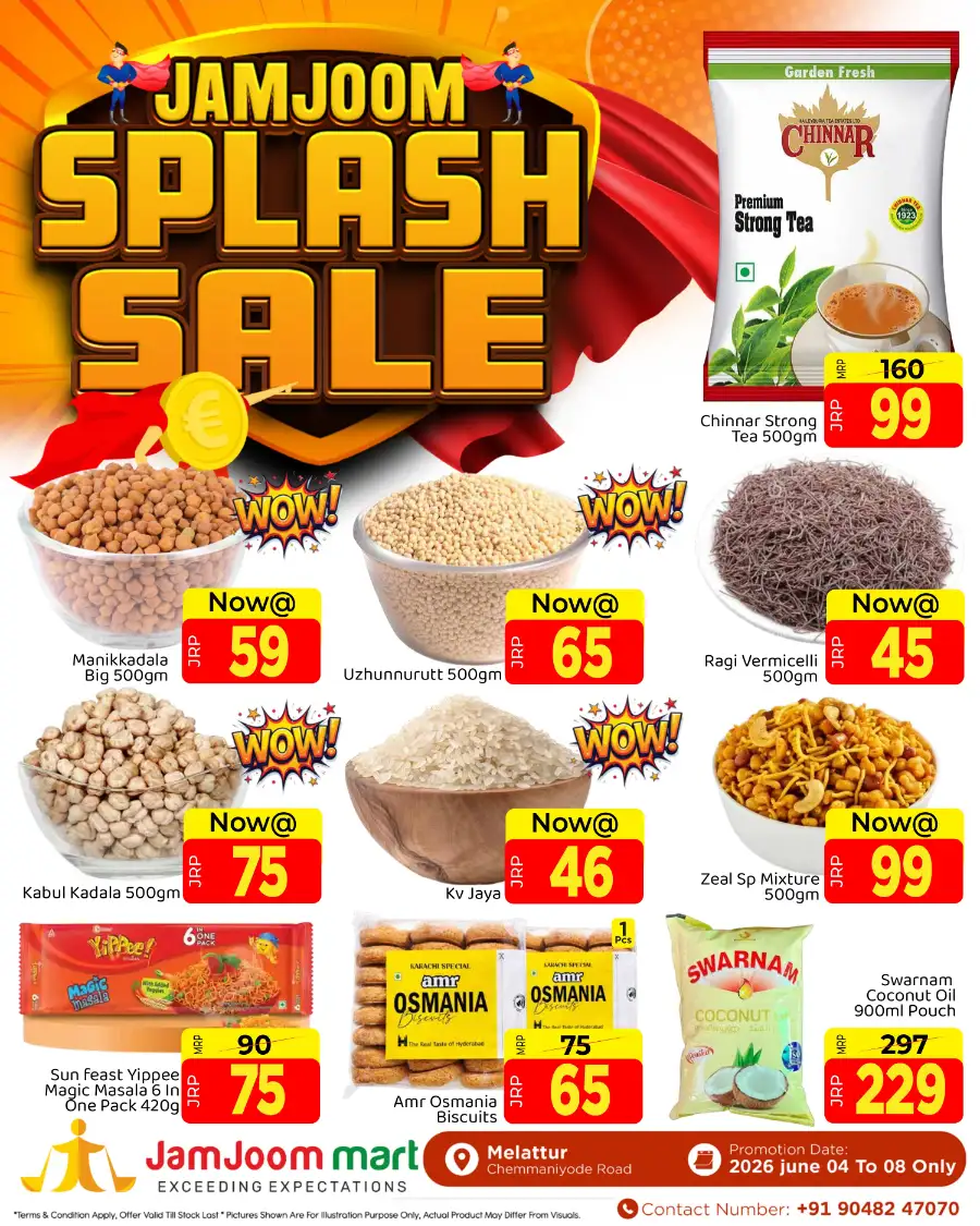 JamJoom Melattur Splash Sale Offers page 1