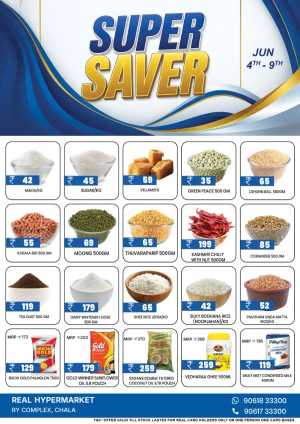 Real Hypermarket Chala Super Saver Offers June 4 to 9 flyer cover