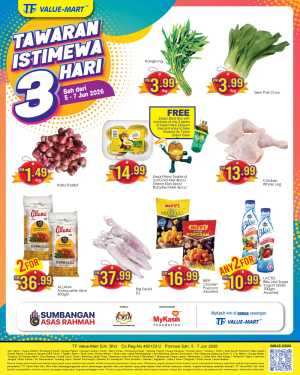 TF Value-Mart 3-Day Special flyer cover