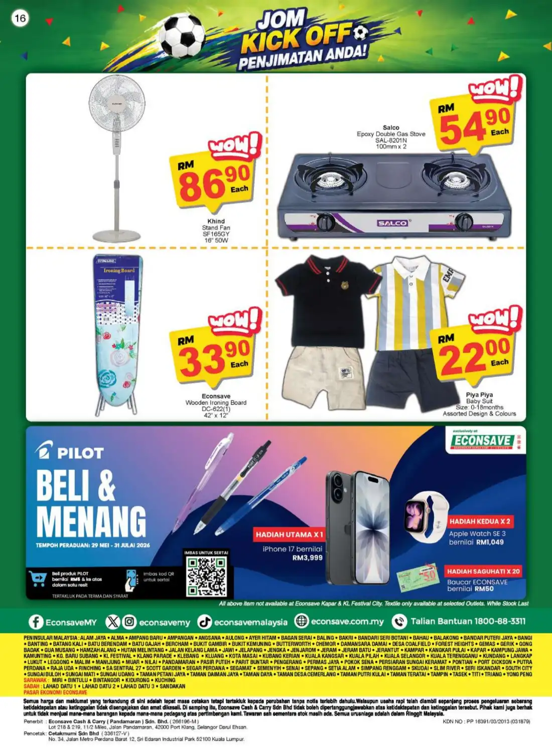 Econsave Semenanjung Malaysia Promo | Latest Catalogue page 16