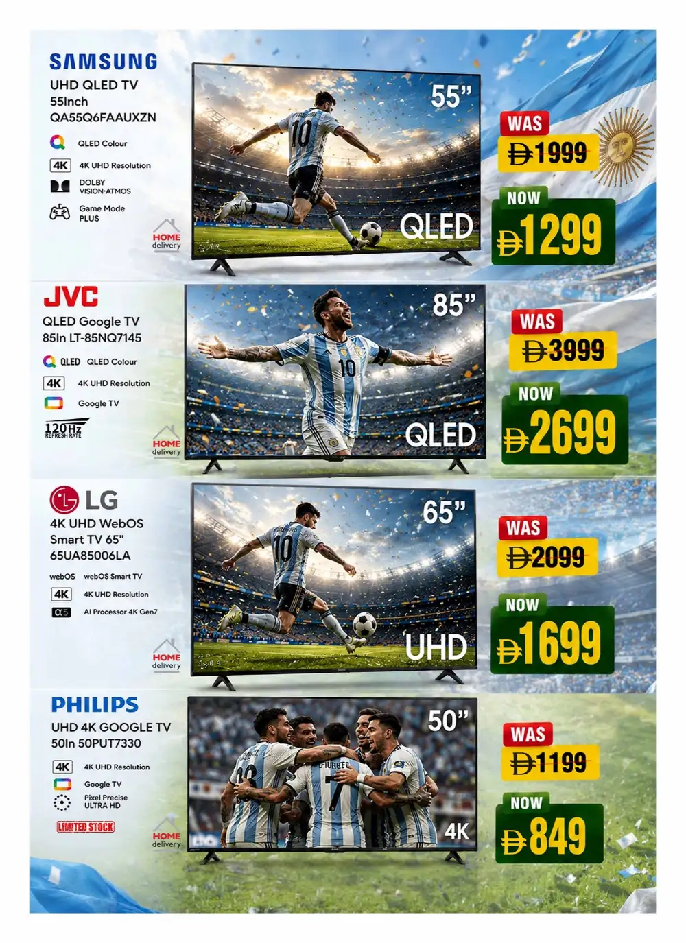 Nesto Free Kick Electronics Sale Huge Discounts on Smart TVs and PS5 Slim page 3
